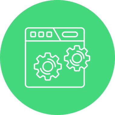 Vektör ayarı Simge illüstrasyonu