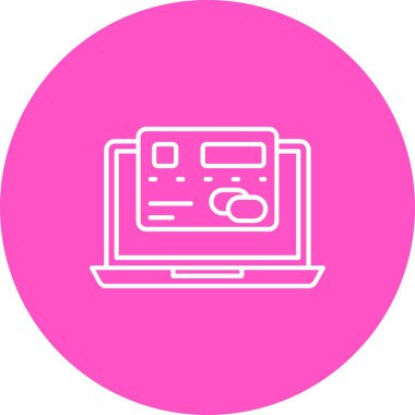 vector computer icon illustration