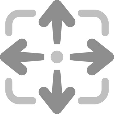 yönü ok çizgisi vektör simgesi