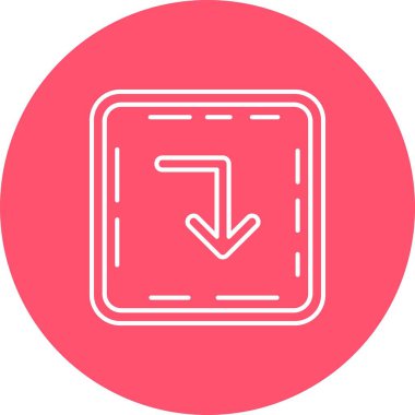 Vektör yönü Ico, vektör illüstrasyonu