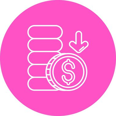 Vektör Doları simge tasarlamak