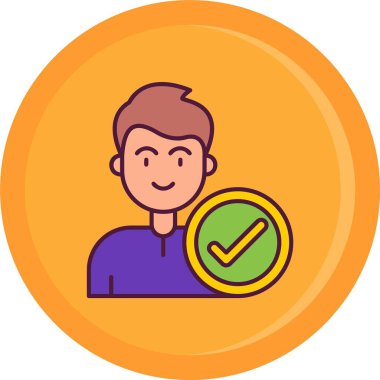 Büyüteci olan bir adamın vektör çizimi