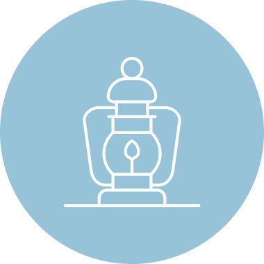 Güzel Mum Satırı Vektör Simgesi