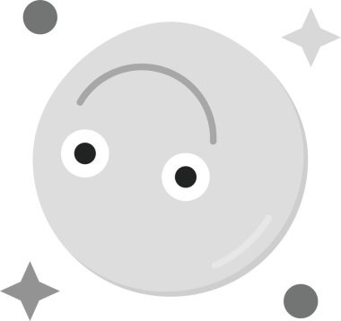 Ay. Web simgesi basit tasarım