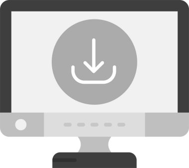 Bilgisayar monitörü. Web simgesi