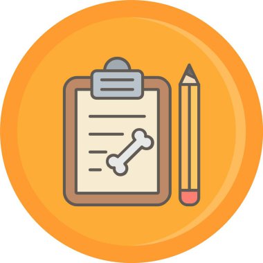 kalem simgesinin vektör düz tasarım simgesi