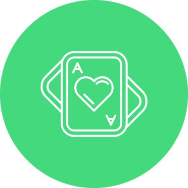 Aşk simgesinin vektör illüstrasyonu