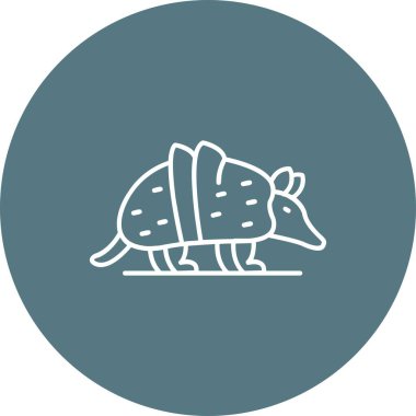 Bir köpek simgesinin vektör illüstrasyonu