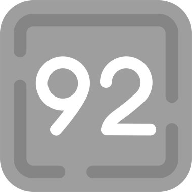 Bir 9 sayısının vektör illüstrasyonu