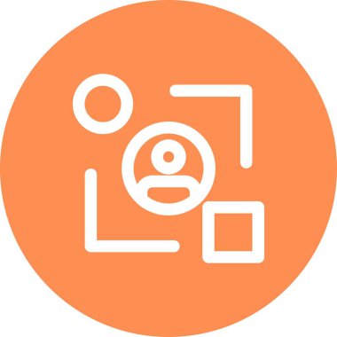 Modern b 'nin vektör illüstrasyonu