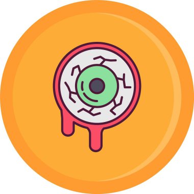 Göz simgesi, vektör illüstrasyonu