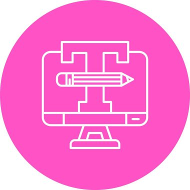 seo modern simgesinin vektör illüstrasyonu