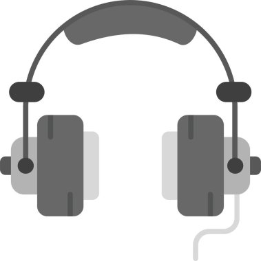 Kulaklıklar Düz Vektör Simgesi