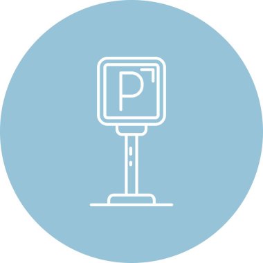 vektör park simgesi