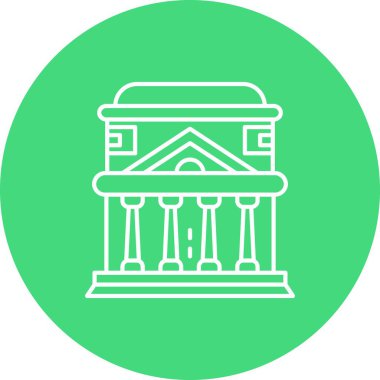 Benzersiz yapı vektörü simgesi