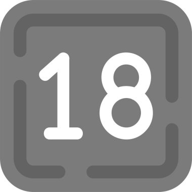 takvim simgesini, basit vektör çizim