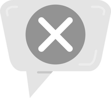 İleti simgesi, illüstrasyon, beyaz arkaplan üzerindeki vektör