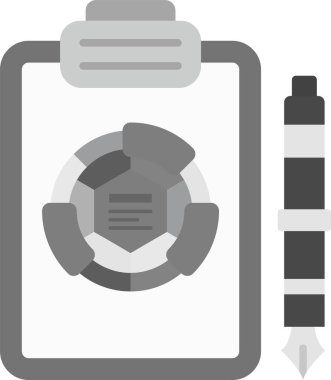 belge simgesi, vektör çizimi