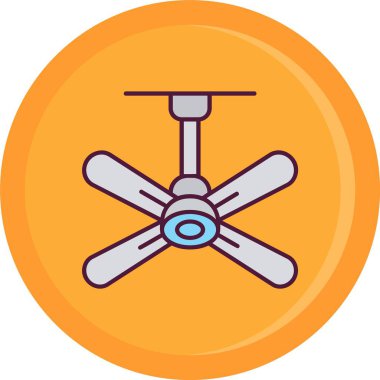 fan simgesi vektör illüstrasyonu