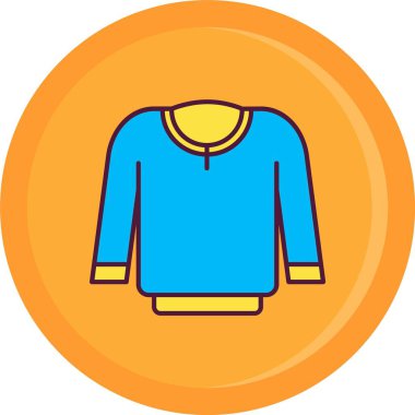 Bir ceketin vektör illüstrasyonu