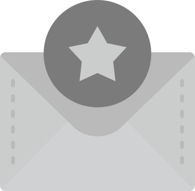 zarf e- posta simgesi vektör illüstrasyonu