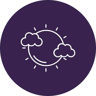 Hava simgesinin vektör illüstrasyonu