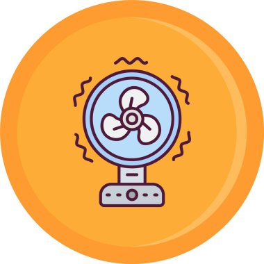 fan simgesi, vektör illüstrasyonu