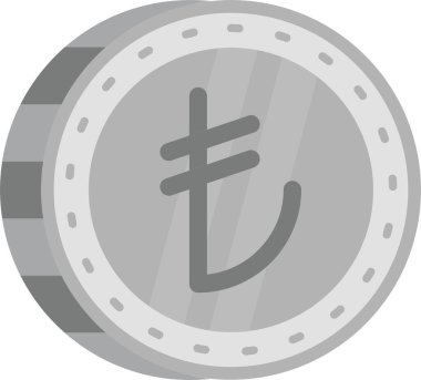 Para birimi. Web simgesi basit illüstrasyon