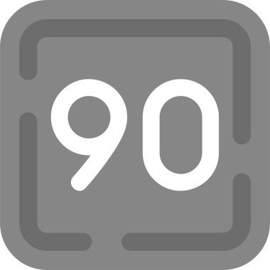 99 simgesi, vektör, izole edilmiş, arkaplan