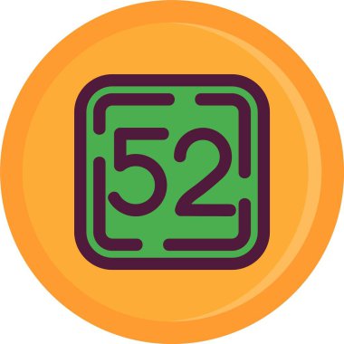 Eşsiz 5. 6 vektör çizgisi simgesi