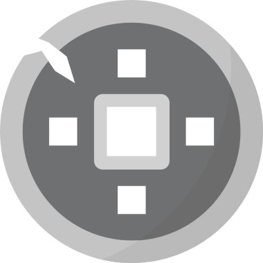 Kamera. Web simgesi basit illüstrasyon