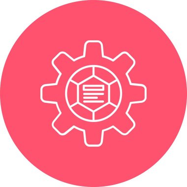 güzel ayar vektör çizgisi simgesi