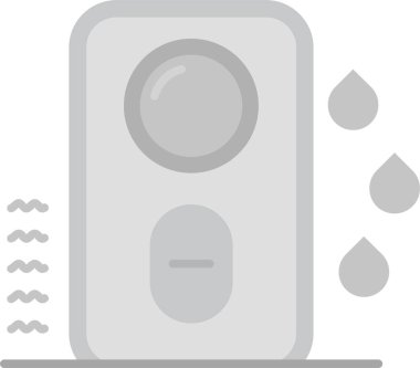 Beyaz su damlasının vektör çizimi