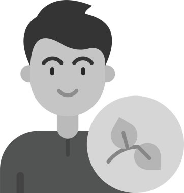 Beyaz arka planda bir yaprak, vektör, illüstrasyon, vektör tutan çocuk.