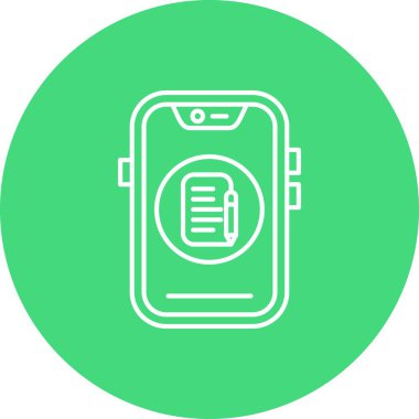 Vektör telefon simgesi, vektör illüstrasyonu