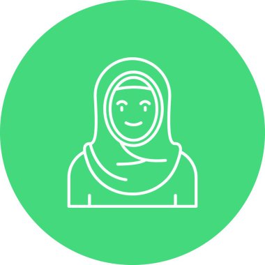 güzel müslüman kız sembolü