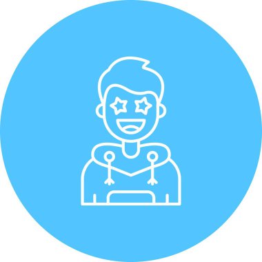 Vektör Avatar Simgesi illüstrasyonu