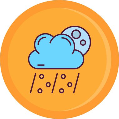 vektör bulut simgesi