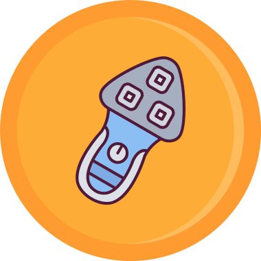 ayakkabı simgesi renk ana hatları vektörü