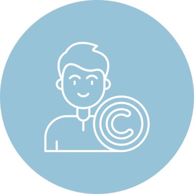 Büyüteci olan bir adamın vektör çizimi