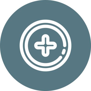 güzel tıbbi vektör çizgisi simgesi