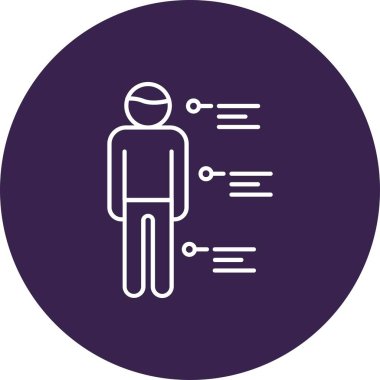 Modern simgenin vektör illüstrasyonu