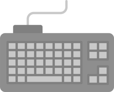 Klavye simgesi vektör illüstrasyonu