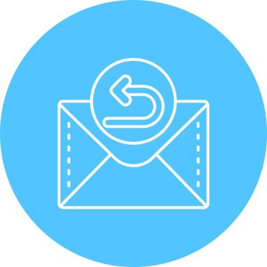 Vektör E- posta simgesi illüstrasyonu