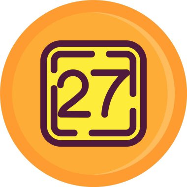 vektör takvimi simgesi, basit vektör illüstrasyonu