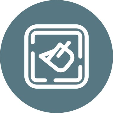 Benzersiz cetvel vektör simgesi