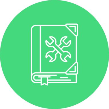 Kitap simgesinin vektör illüstrasyonu