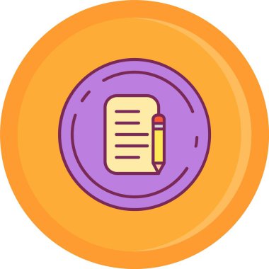 Vektör Defteri Simgesi illüstrasyonu