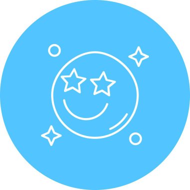 vektör ay simgesi illüstrasyonu