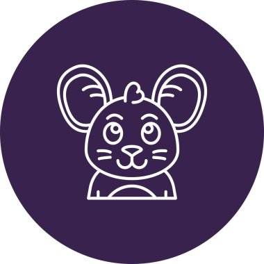 Tavşanın vektör çizimi